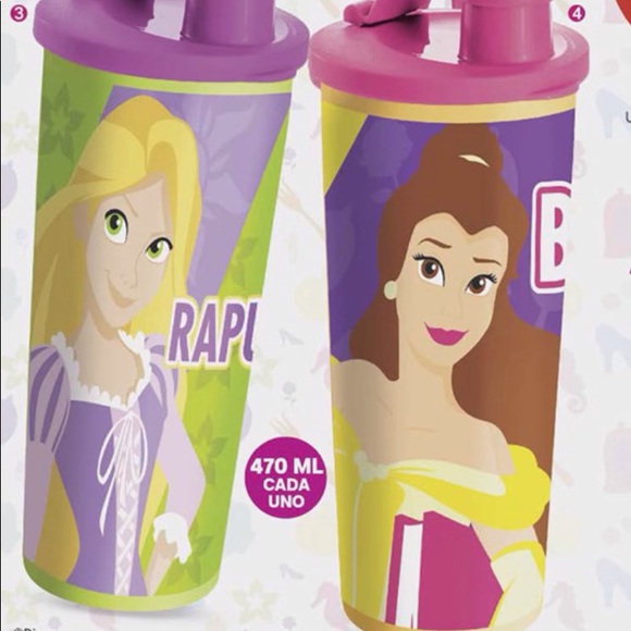 Tupperware Disney Princess 16 oz Tumbler Set of 2 - Picture 4 of 4
